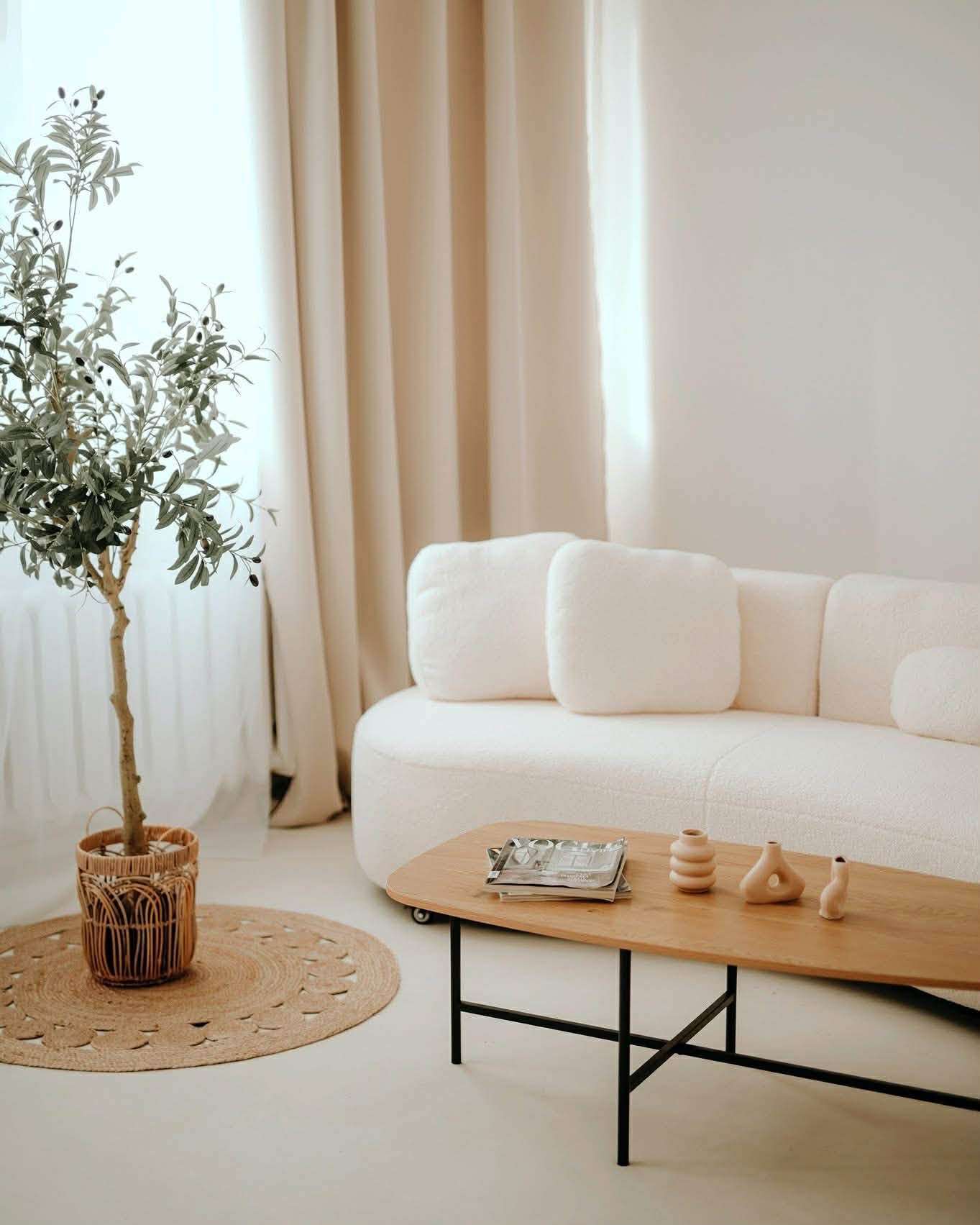 Jasne wnętrze studia